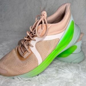 Lululemon Athletica Blissfeel Women’s Sneakers Shoes - Pink / Green Size 9